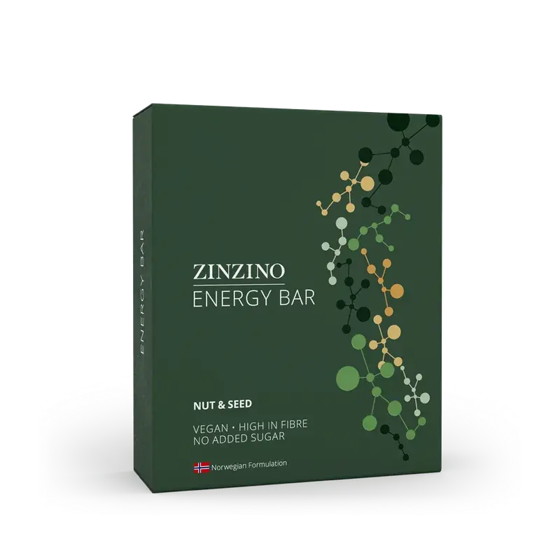 Energy Bar Nut & Seed official Zinzino product packaging