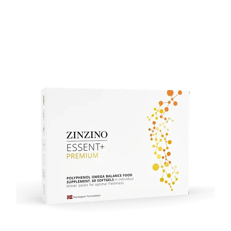 Essent+ Premium official Zinzino product packaging