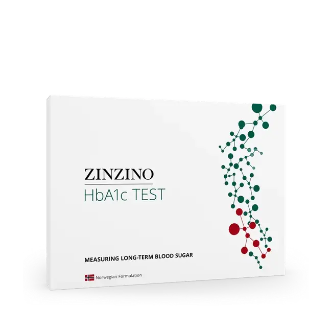 HbA1c Test official Zinzino product packaging