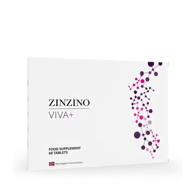 Viva+ official Zinzino product packaging