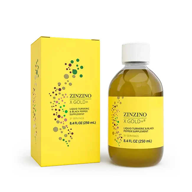 X Gold+ 250 ml official Zinzino product packaging