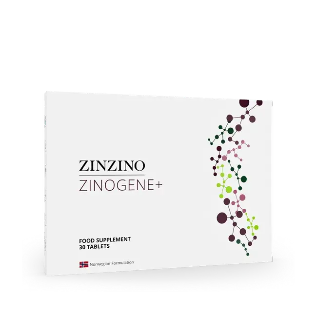 ZinoGene+ official Zinzino product packaging