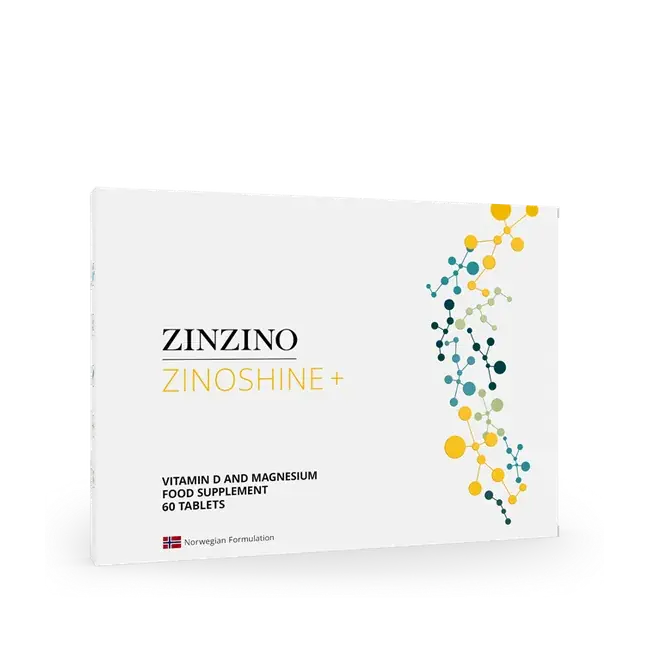 ZinoShine+ official Zinzino product packaging